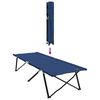 vidaXL Lit de camping pliant Bleu 206 x 76 x 74 cm Tissu Oxford