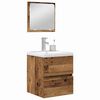 vidaXL Ensemble de mobilier de salle de bain 2 pcs Bois d'ing&eacute;nierie