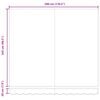 vidaXL Auvent R&eacute;tractable Noir 300 x 250 cm Polyester et Acier
