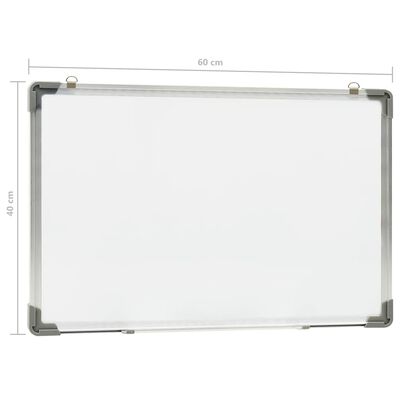 Tableau blanc magnétique - L 40 x l 60 cm - Blanc