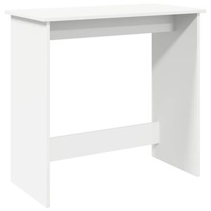 vidaXL Bureau Blanc 80x40x75 cm Bois d'ing&eacute;nierie