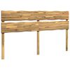 vidaXL T&ecirc;te de lit en bois brut ROSTOCK Blanc 180 cm