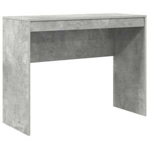 vidaXL Bureau Gris b&eacute;ton 100 x 40 x 76 cm