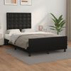 vidaXL Cadre de lit sans matelas noir 120x190 cm similicuir