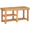 vidaXL Range-chaussures 90x32x46 cm Bois d'acacia massif