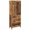 vidaXL Haut Armoire 2 pc Bois Ancien 69,5 x 34 x 180 cm