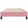 vidaXL Sommier à lattes de lit sans matelas rose 90x210 cm velours