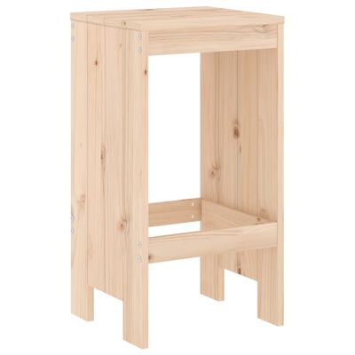 vidaXL Tabourets de bar lot de 2 40x36x75 cm bois massif de pin