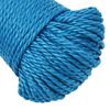 vidaXL Corde de travail Bleu 3 mm 100 m Polypropyl&egrave;ne