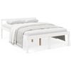 vidaXL Lit pour personne &acirc;g&eacute;e sans matelas blanc 120x190 cm