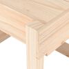 vidaXL Tables &agrave; sable 2 pcs bois de pin massif