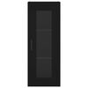 vidaXL Armoire murale noir 34,5x34x90 cm
