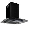 vidaXL Hotte murale Acier inoxydable 756 m&sup3;/h 60 cm Noir