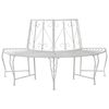 vidaXL Banc d'Arbre 4-Nombre de places 160 x 80 x 89 cm Acier
