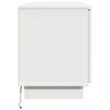 vidaXL Meuble TV Blanc 100 x 38 x 49 cm Bois d'ingénierie