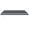 vidaXL Auvent r&eacute;tractable anthracite 4,5x3 m tissu et aluminium
