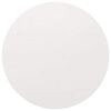 vidaXL Dessus de table Blanc &Oslash;90x2,5 cm Bois de pin massif