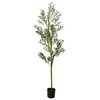 vidaXL Olivier artificiel 800 feuilles 200 cm vert