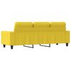 vidaXL Canap&eacute; &agrave; 3 places Jaune clair 180 cm Tissu