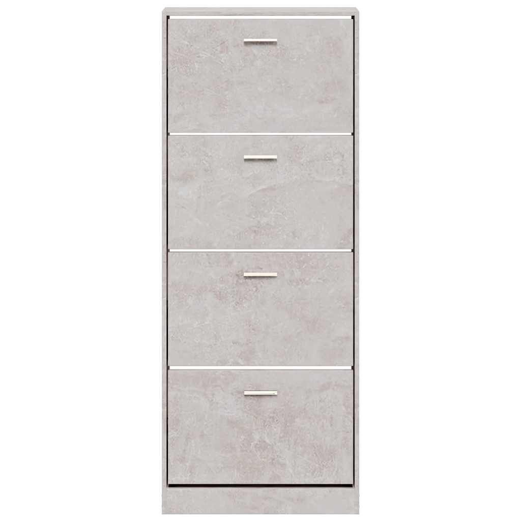 Armoire à Chaussures VidaXL - 6 Étages - Design Scandinave Gris - 32x35x92cm