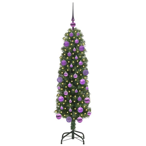 vidaXL Sapin de No&euml;l artificiel Vert 120 cm PVC et acier et plastique