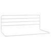 vidaXL Barri&egrave;re de s&eacute;curit&eacute; de lit d'enfant Blanc (76-137)x55 cm Fer