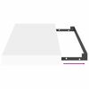 vidaXL &Eacute;tag&egrave;res murales flottantes 4 pcs Blanc 50x23x3,8 cm MDF