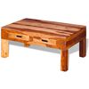 vidaXL Table basse Bois massif
