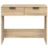 vidaXL Table console Chêne sonoma 90x36x75 cm Bois d'ingénierie