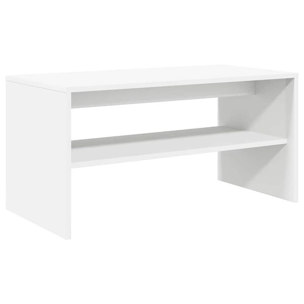 vidaXL Meuble TV blanc 60x40x40 cm bois d'ingénierie