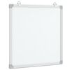 vidaXL Tableau blanc magn&eacute;tique 60x60x1,7 cm aluminium