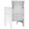 vidaXL Chaise de jardin 2 pcs Blanc 53 x 49 x 85 cm PP