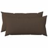 vidaXL Coussin avec oreiller HEERLEN 2 pi&egrave;ces Taupe Tissu