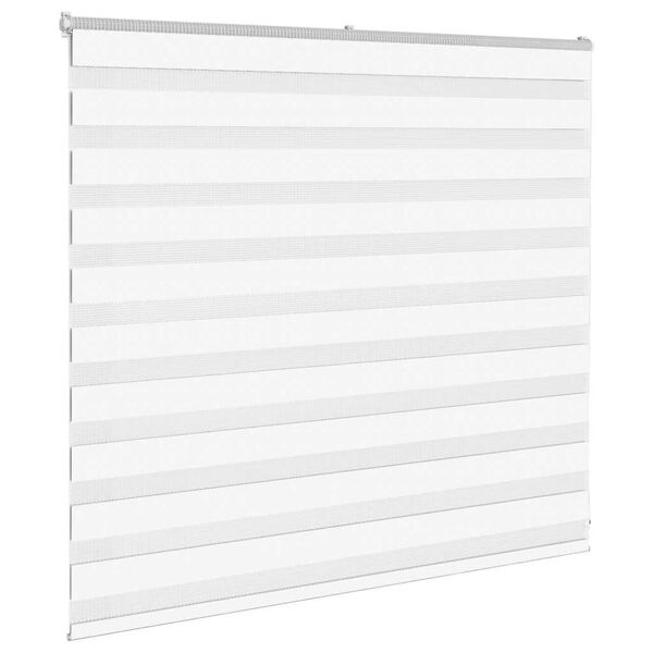 vidaXL Store z&egrave;bre blanc 165x100 cm largeur du tissu 160,9cm polyester