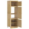 vidaXL Armoire avec &eacute;tag&egrave;re avec porte Miel 60 x 32 x 40 cm Pin massif