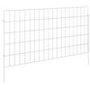 vidaXL Cl&ocirc;ture de jardin avec piquets 12 pc 95 x 50 cm Acier galvanis&eacute;