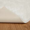 vidaXL Tapis en fausse Tafalla Blanc 200 x 200 cm Polyester