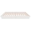 vidaXL Cadre de lit sans matelas blanc bois massif 140x190 cm