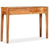 vidaXL Table console Bois massif 118 x 30 x 80 cm