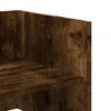 vidaXL &Eacute;tag&egrave;re murale ch&ecirc;ne fum&eacute; 100x35x30,5 cm bois d'ing&eacute;nierie