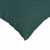 vidaXL Coussins de canapé 2 pcs Vert foncé 80 x 40 cm tissu