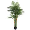 vidaXL Palmier artificiel avec 3 troncs vert 180 cm PP