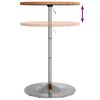 vidaXL Table de bar &Oslash;60x90,5 cm bois massif de h&ecirc;tre