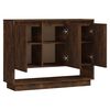 vidaXL Buffet Ch&ecirc;ne fum&eacute; 97x31x75 cm Bois d'ing&eacute;nierie