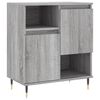 vidaXL Buffets 3 pcs Sonoma gris Bois d'ing&eacute;nierie