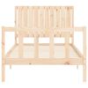 vidaXL Cadre de lit sans matelas 100x200 cm bois massif de pin