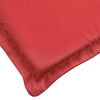 vidaXL Coussin de chaise longue rouge 186x58x4 cm tissu oxford