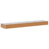 vidaXL Jardini&egrave;re sur&eacute;lev&eacute;e Marron Clair 485 x 100 x 36 cm