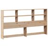 vidaXL Lit biblioth&egrave;que sans matelas 180x200 cm bois massif de pin