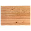 vidaXL Table à manger marron clair bois de chêne massif